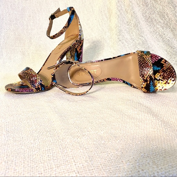 Report - Shiny Multi-Color Snakeskin styled heels! - Picture 2 of 4